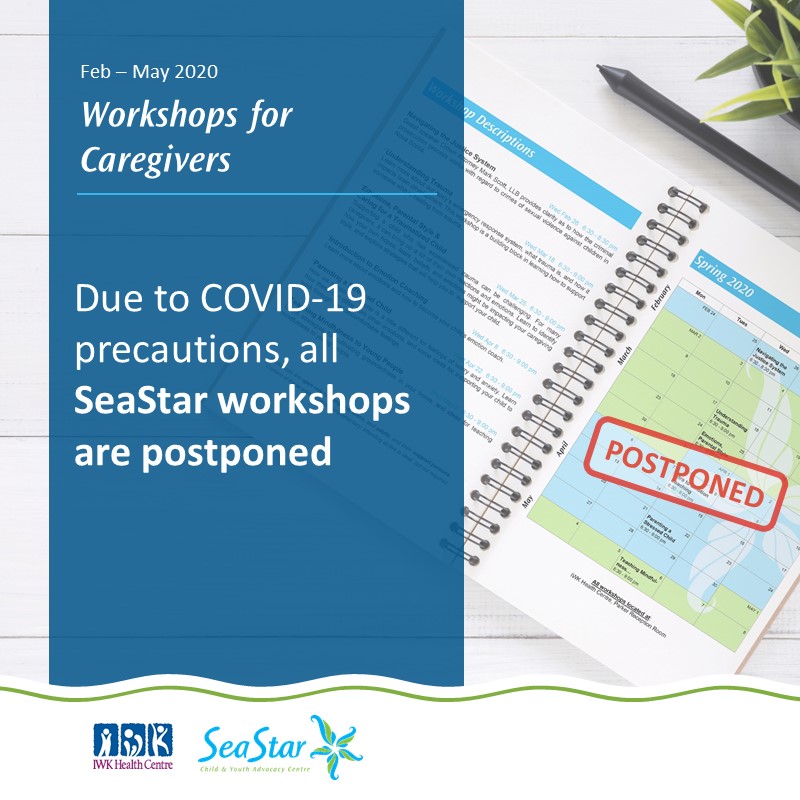 Due to COVID-19 precautions, all SeaStar workshops are postponed